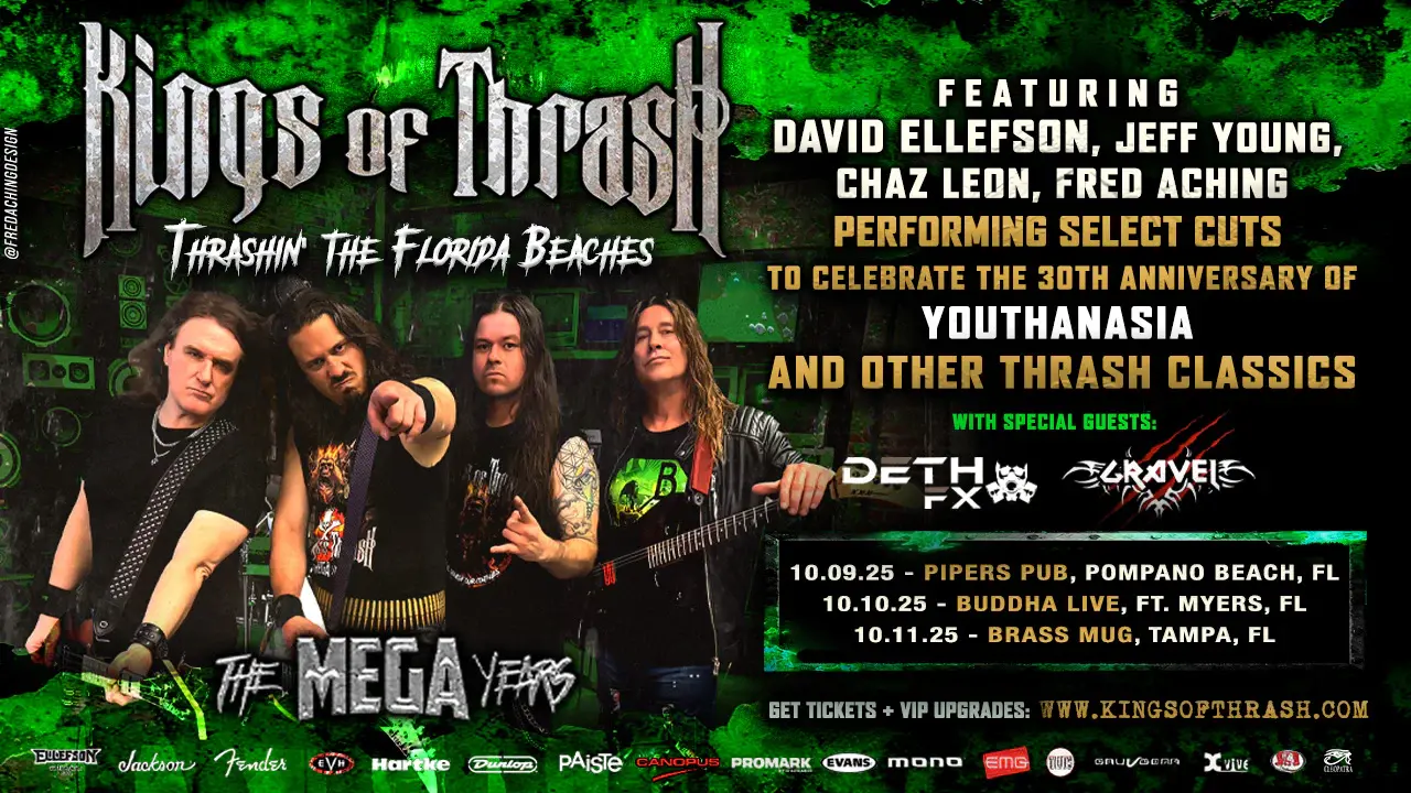 Kings of Thrash VIP-10.9.25 – Pipers Pub – Pompano Beach, FL