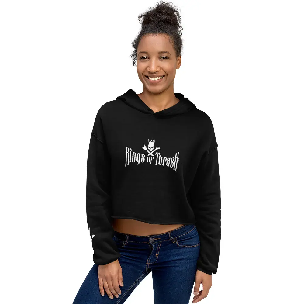 Kings of Thrash Crop Hoodie